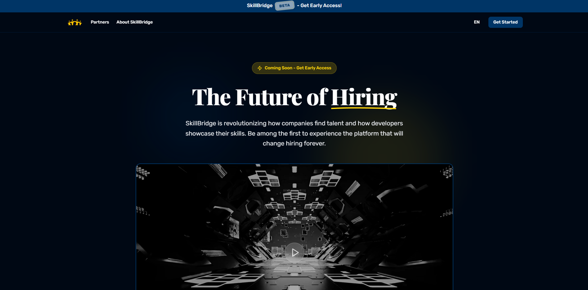 SkillBridge platform interface