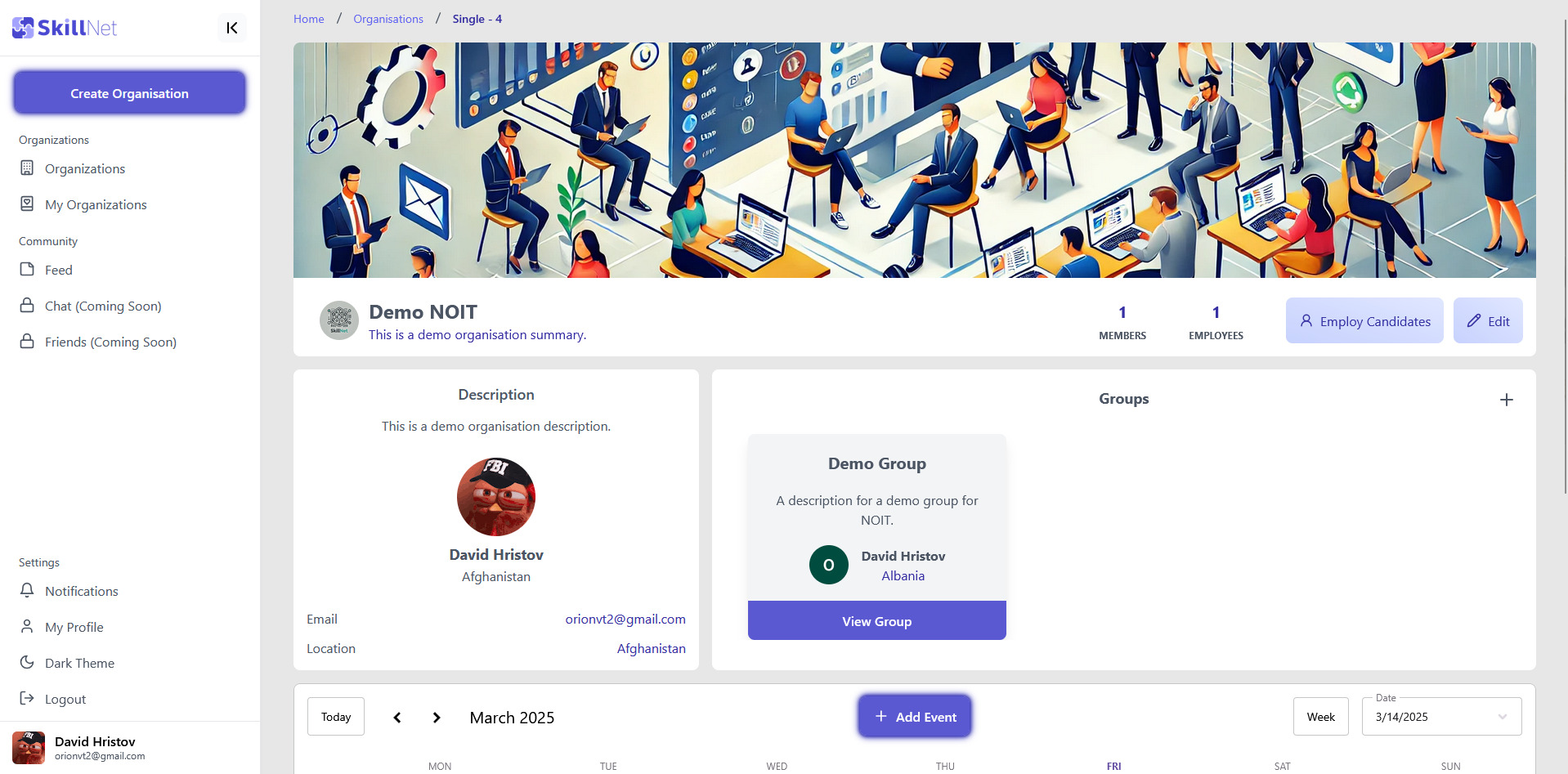 Classes platform interface